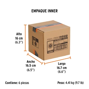 Truper Piedra para esmeril 6 X 3/4