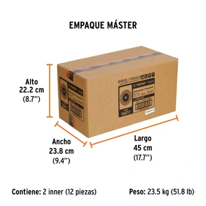 Truper Rueda abrasiva p/esmeril 8 X 1