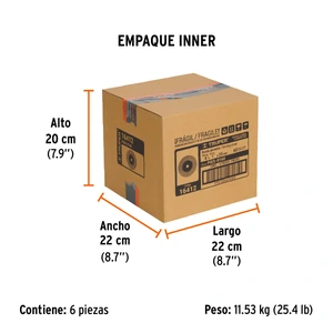 Truper Rueda abrasiva p/esmeril 8 X 1