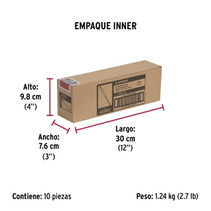 Pistón a gas con capacidad de 60 N / 6 kg, Hermex