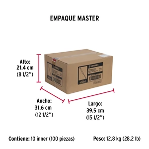 Pistón a gas con capacidad de 60 N / 6 kg, Hermex