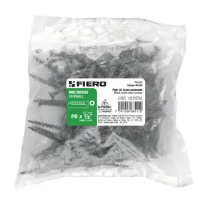 44335 / PIJ-613 Bolsa con 100 pijas #6 x 1/2