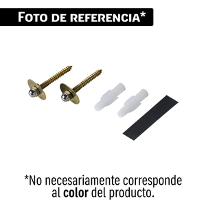 43152 / PIJ-WCK Bolsa con 2 pijas y taquetes 1/4'x65mm para WC a piso, FOSET