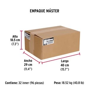 Bolsa con 100 pijas #8 x 1-1/4