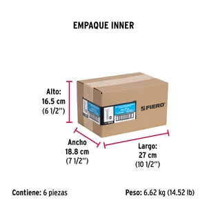 Bolsa con 150 pijas para lámina, #10 x 3