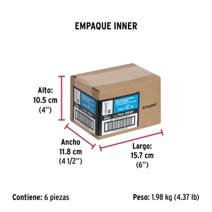 Bolsa con 150 pijas para lámina, #10 x 5/8