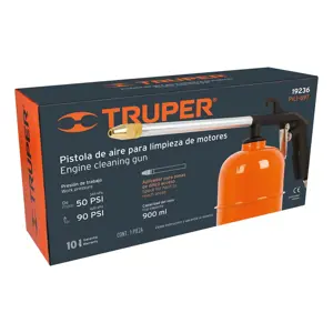 19236 / PILI-697 Pistola para limpieza de motores, Truper