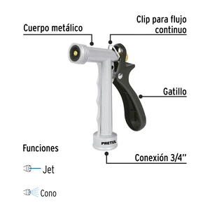 Pistola para riego de 5