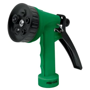 27014 / PIM-55PG Pistola para riego de 5 funciones plástica, a granel, Pretul