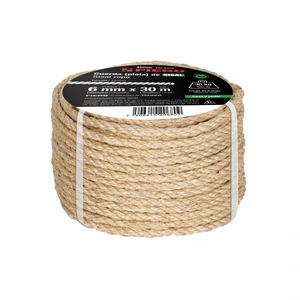 Piola de Sisal de 6 mm x 30 m natural, Fiero