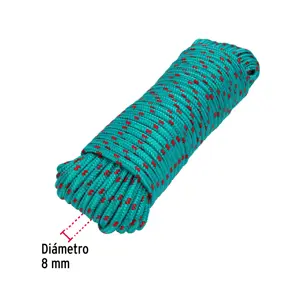 Fiero Piola de polipropileno trenzada de 8mm x 30m en madeja