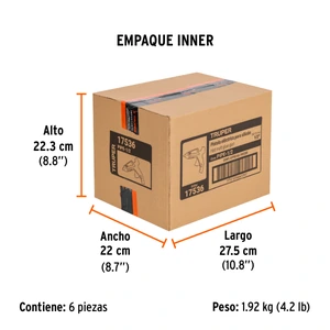 Pistola eléctrica para silicón de 1/2