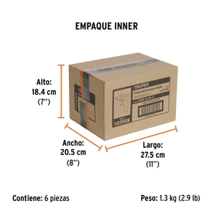 Pistola eléctrica de 10 W para silicón de 5/16