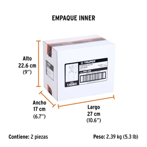 Pistola p/pintar succión HVLP vaso aluminio, 1.4 mm, Truper