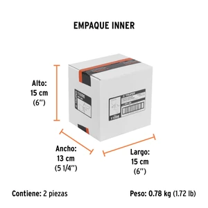 Pistola compacta p/retoque LVMP vaso alum, 0.5 mm, Truper