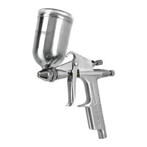 Pistola compacta p/retoque LVMP vaso alum, 0.5 mm, Truper