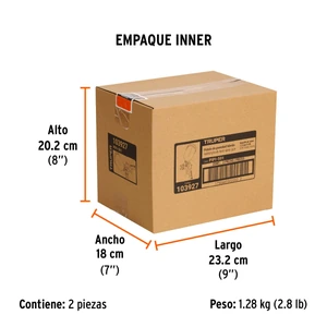 Pistola p/pintar Híbrida vaso plástico,1.3mm, TRUPER