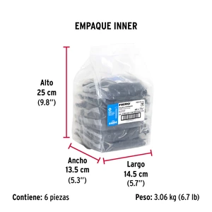 Fiero Bolsa con 200 pijas #8 x 1-3/4