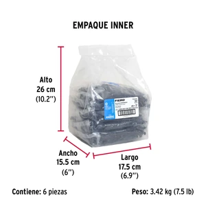 Fiero Bolsa con 200 pijas #8 x 2