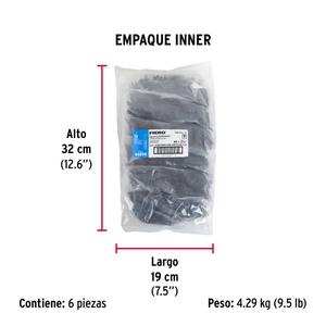 Fiero Bolsa con 200 pijas #8 x 2-1/2