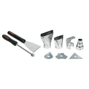 16432 / PISCA-A Truper Pistola de calor 2000 W con 9 accesorios, profesional