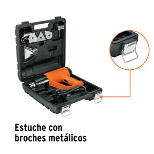 Pistola de calor 2000W con 9 accesorios, TRUPER PRO