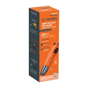 Mini pistola de calor 350W, TRUPER PRO