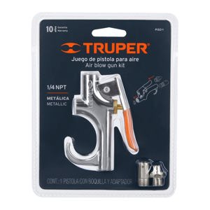 19023 PISO 1 TRUPER Pistola Met lica Para Sopletear Cuerda 1 4 NPT 