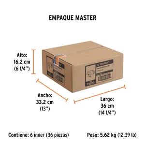 Pistola metálica para sopletear, cuerda 1/4 NPT, Truper