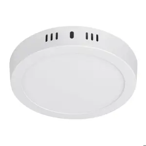 46713 / PLA-205L Volteck Luminario LED tipo plafón 12 W, redondo, luz de día, blanco