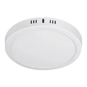 Volteck Luminario LED tipo plafón 18 W, redondo, luz de día, blanco