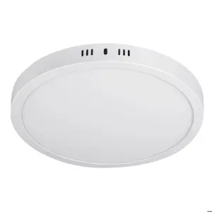 46717 / PLA-209L Volteck Luminario LED tipo plafón 24 W, redondo, luz de día, blanco