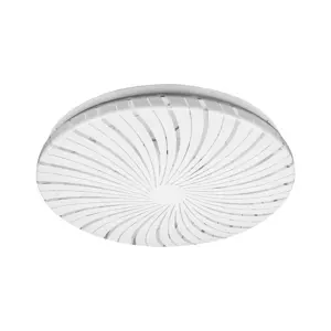 48209 / PLA-302LC Volteck Luminario LED 15 W tipo plafón decorativo luz cálida