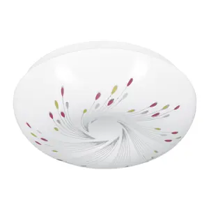 43172 / PLA-401L Luminario LED 8 W plafón decorativo espiral luz día, Volteck