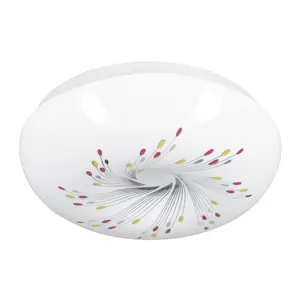 43173 / PLA-402L Luminario LED 15 W plafón decorativo espiral luz día