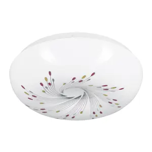 43174 / PLA-403L Luminario LED 18 W plafón decorativo espiral luz día