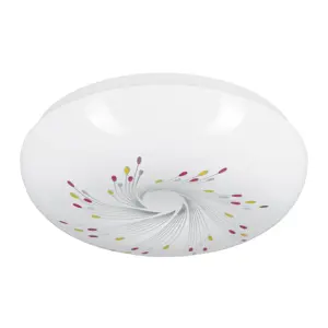 43175 / PLA-404L Volteck Luminario LED 22 W plafón decorativo espiral luz día