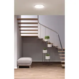 43176 / PLA-501L Luminario LED 8 W plafón decorativo cuadros luz día, Volteck