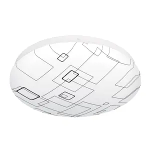 43177 / PLA-502L Volteck Luminario LED 15 W plafón decorativo cuadros luz día