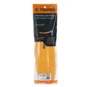 17412 / PLZ-23 Truper Bolsa con par de plantillas de poliuretano p/zapato talla 23