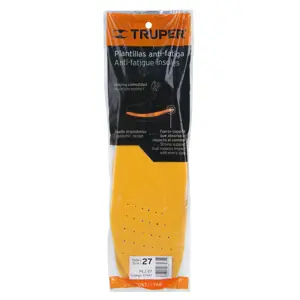 Truper Bolsa con par de plantillas de poliuretano p/zapato talla 27