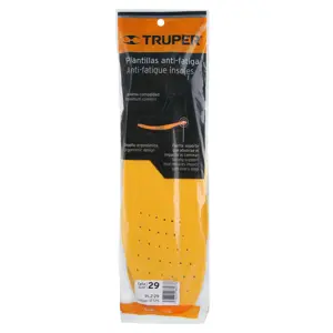 Truper Bolsa con par de plantillas de poliuretano p/zapato talla 29
