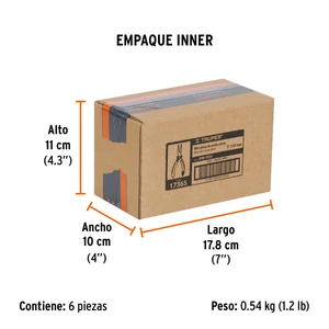 Mini pinza de punta curva 5
