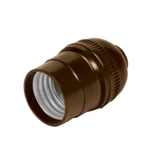 46500 / POBA-10 Portalámpara de baquelita, sencillo, Volteck