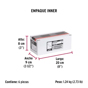 Portacandado de acero zincado 6