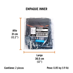 Porta herramientas de poliéster, 7 compartimentos, Truper