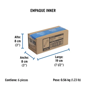 Punta pol de latón 1/4
