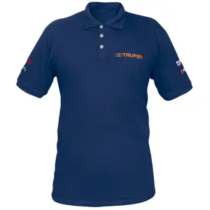 Playera polo para hombre, azul, M, Truper