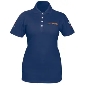 Playera polo para mujer, azul, M, Truper