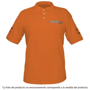 Playera polo para hombre, naranja, G, Truper